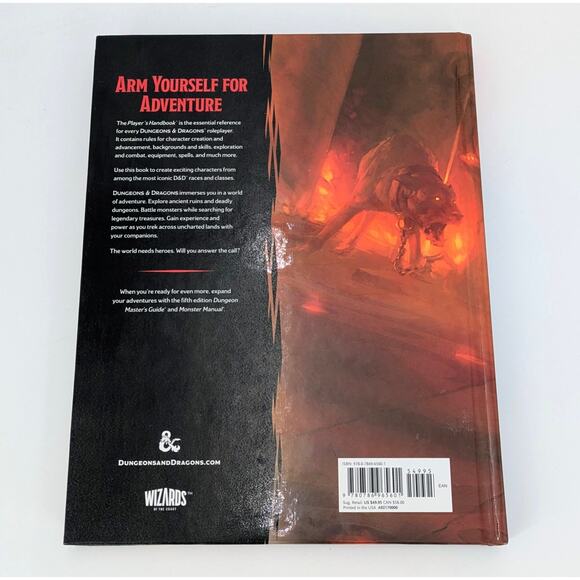Dungeons & Dragons Player's Handbook 5th Ed D&D Roleplay Game Rules Playbook New - Picture 4 of 16